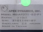 APEX DYNAMICS Getriebe AF075-S2-P1 Ratio: 010:1 NEUWERTIG