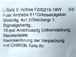 Chiron L-Satz 5-Achse FZ/DZ15-18W für Antriebe 611D/Absolutgeber UNUSED
