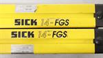 Sick 14-FGS Lichtschranke Sender FGSS1800-11 + Empfänger FGSE1800-11 TOP ZUSTAND