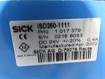 SICK ISD260-1111 Distanzsensor P/N 1017379 24V 0,4A NEUWERTIG