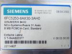 Siemens Sinumerik 840D NCU Systemsoftware 31Axes 6FC5250-6AX30-3AH0 TOP ZUSTAND