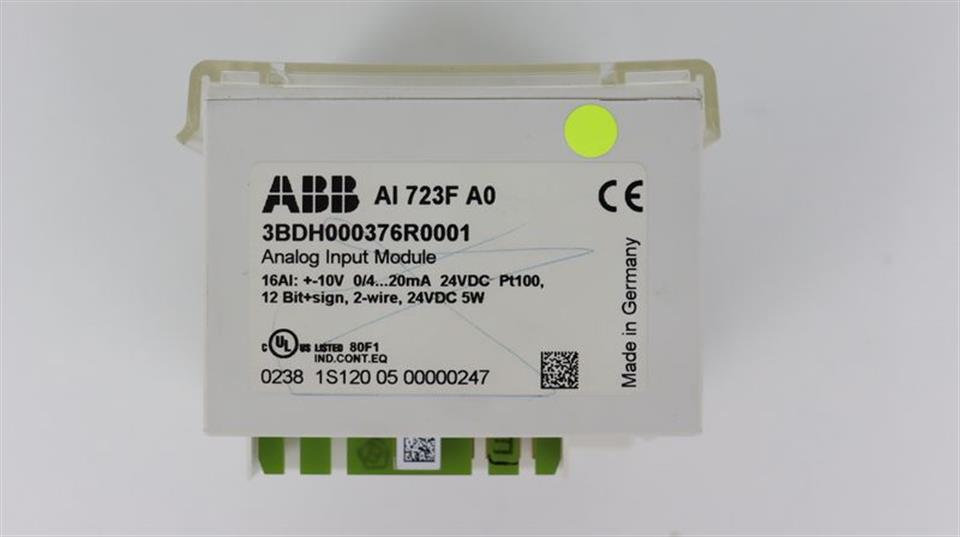 ABB AI 723F A0 Analog Input Module 3BDH000376R0001 TOP ZUSTAND
