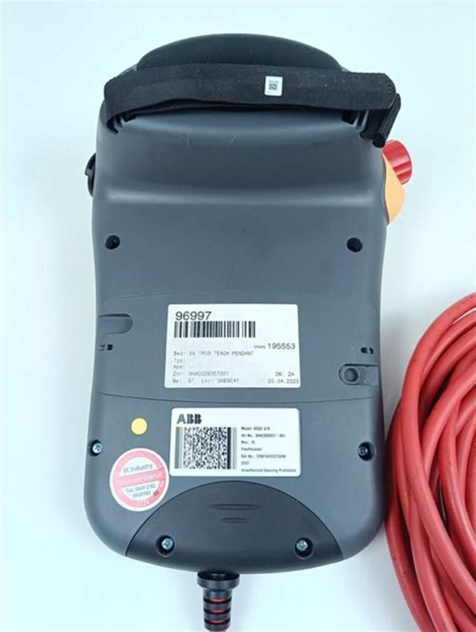 ABB DSQC 679 3HAC028357-001 REV.:15 Teach Pendant Panel TESTED & TOP ZUSTAND