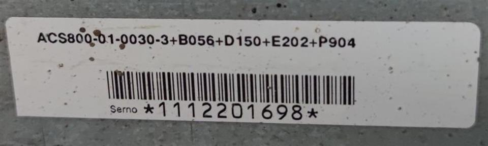 ABB Frequenzumrichter ACS800-01-0030-3 +B056+D150+E202+P904 TESTED & TOP ZUSTAND