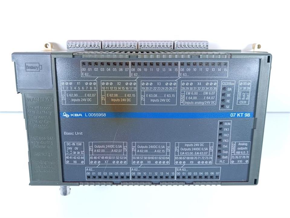 ABB KBA L 0055958 07 KT 98 GJR5253100R3160 07KT98C TESTED