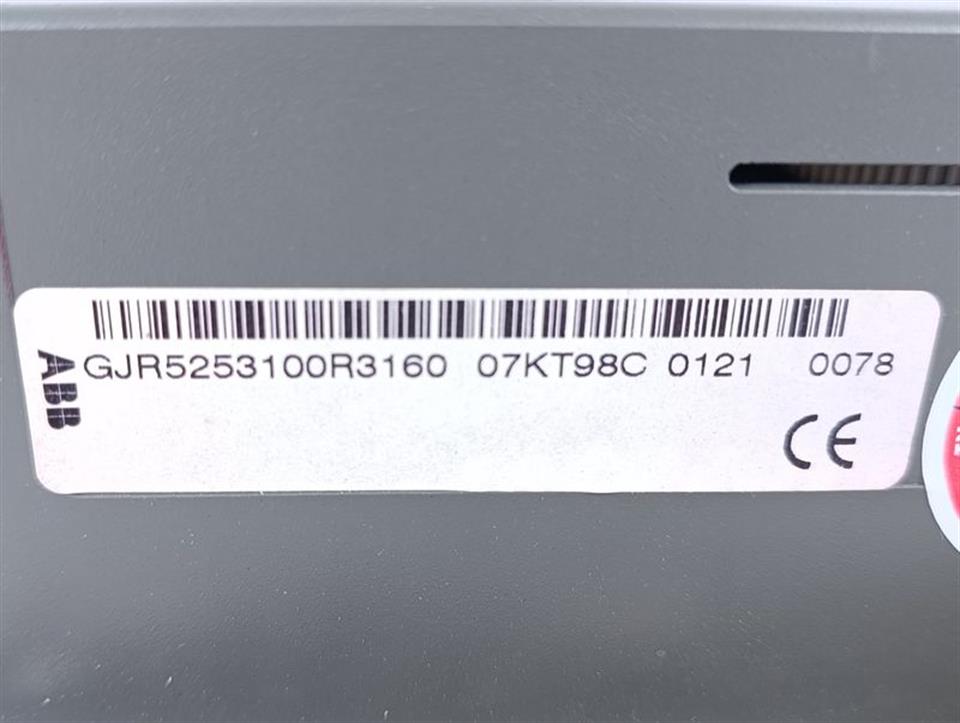 ABB KBA L 0055958 07 KT 98 GJR5253100R3160 07KT98C TESTED