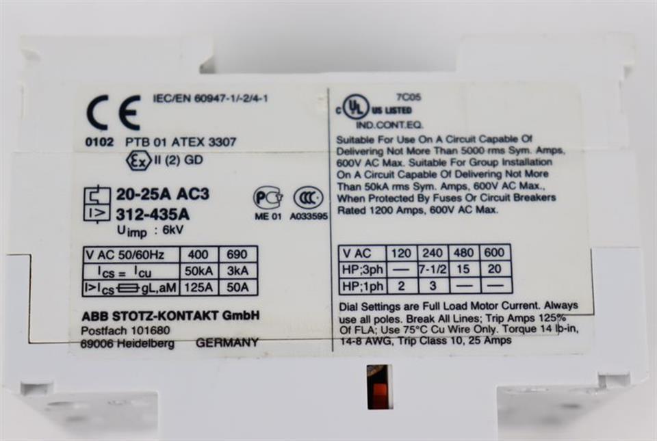 ABB MS 325 Motorschutzschalter TOP ZUSTAND
