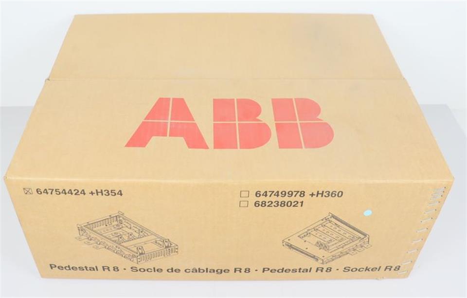 ABB PEDESTAL R8+H354 PART LIST 64754424 UNUSED & OVP