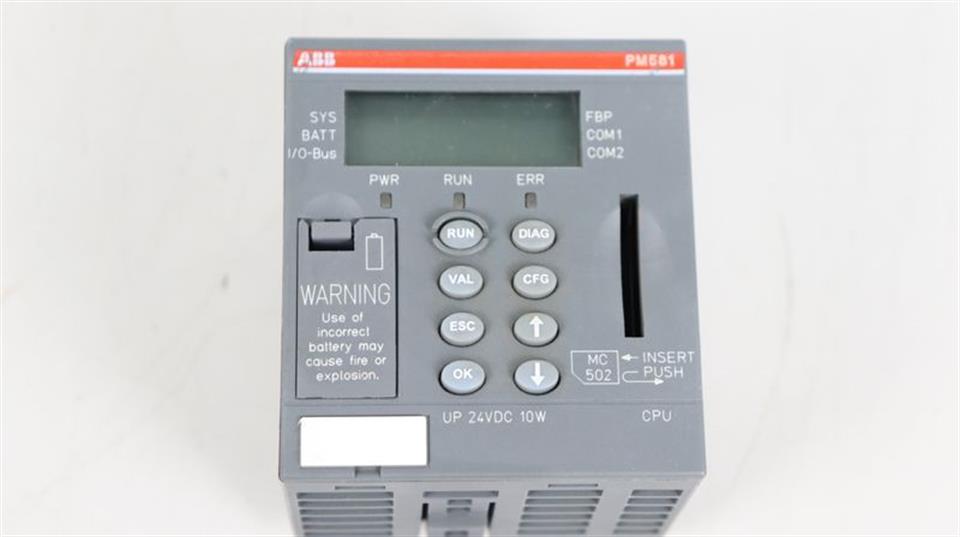 ABB PM581 C3 1SAP140100R0100 Central Processing Unit 256kB TOP ZUSTAND