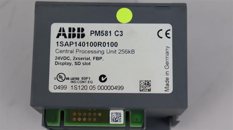 ABB PM581 C3 1SAP140100R0100 Central Processing Unit 256kB TOP ZUSTAND