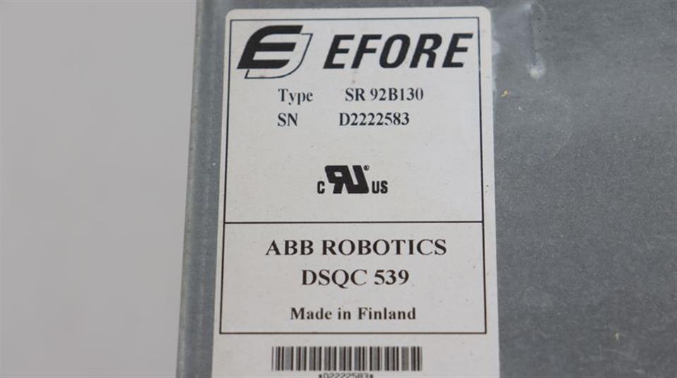 ABB Power Supply SR92B130 DSQC 539 3HAC 14265-1 REV.00 TESTED TOP ZUSTAND
