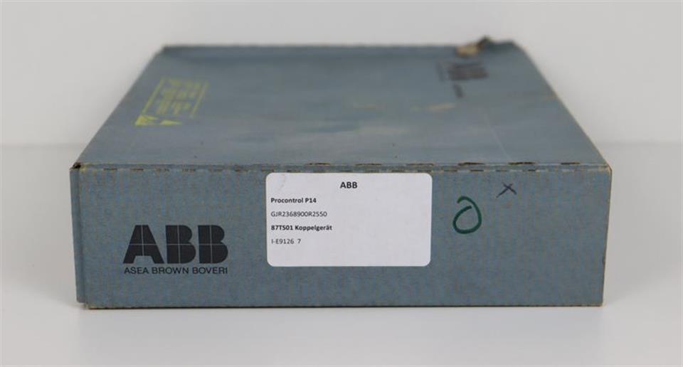 ABB Procontrol P14 GJR2368900R2550 87TS01 Koppelgerät I-E9126 7 NEUWERTIG & OVP