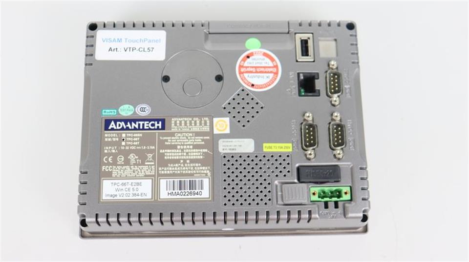 ADVANTECH TPC-66T-E2BE / TPC66TE2BE TESTED NEUWERTIG