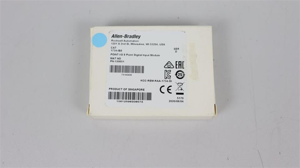 Allen Bradley 1734-IB8 D PN-130651 I/O 8 Point Digital Input Modul UNUSED & OVP