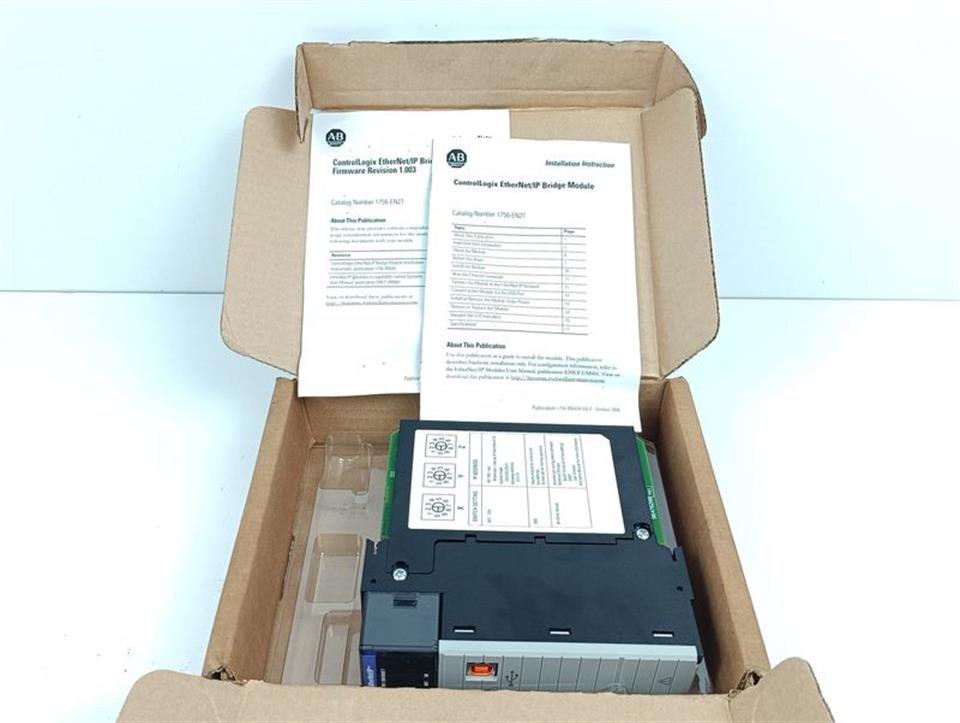 Allen Bradley 1756-EN2T ControlLogix 1756EN2T Ser.A REV. A03 1.003 UNUSED & OVP