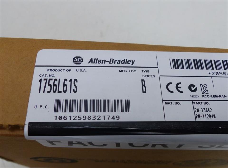 Allen Bradley 1756L61S Logix 5561S 1756-L61S Series: B UNUSED SEALED OVP
