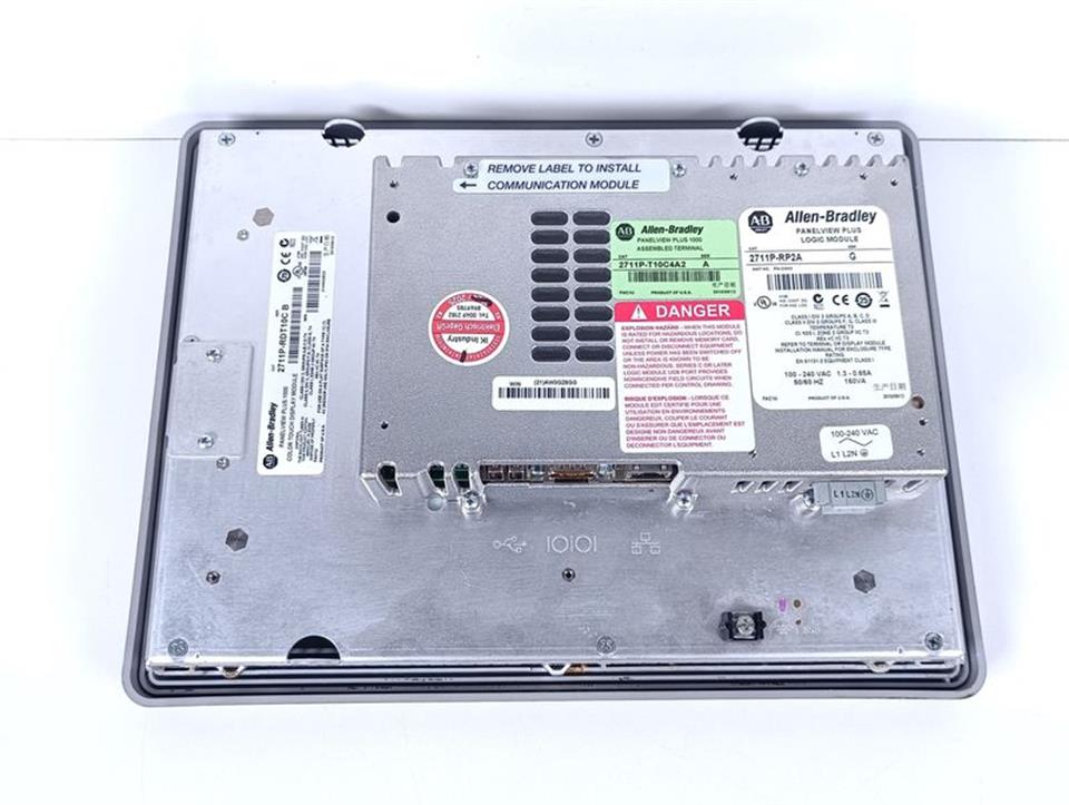 Allen Bradley PanelView 2711P-RDT10C + Logic Module 2711P-RP2A TESTED NEUWERTIG