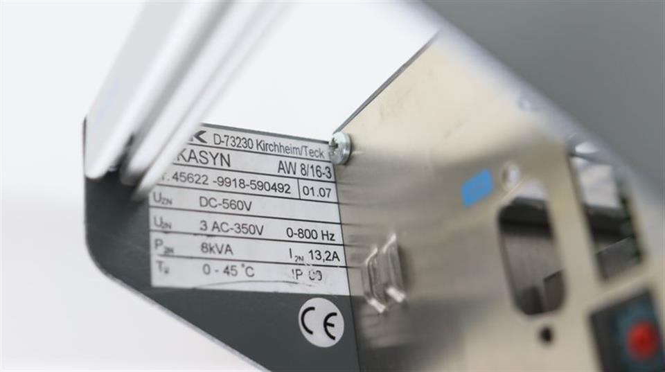 AMK AMKASYN Servo Drive AW 8/16-3 TOP ZUSTAND