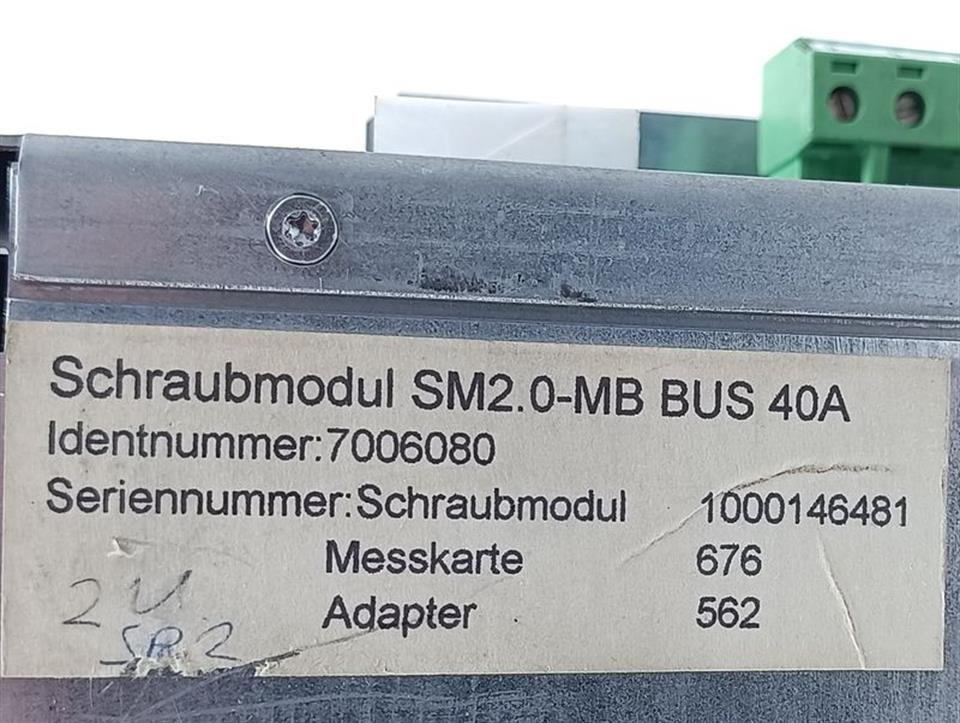 AMT Schraubmodul SM2.0-MB BUS 40A 0369820EC4100 9A/40A TESTED & TOP ZUSTAND
