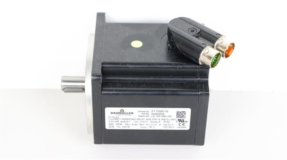 Baumüller Servomotor DSC1-050SO20U-08-37-JO9-YPP-K-AN-O+DA1 Art.Nr.00463259