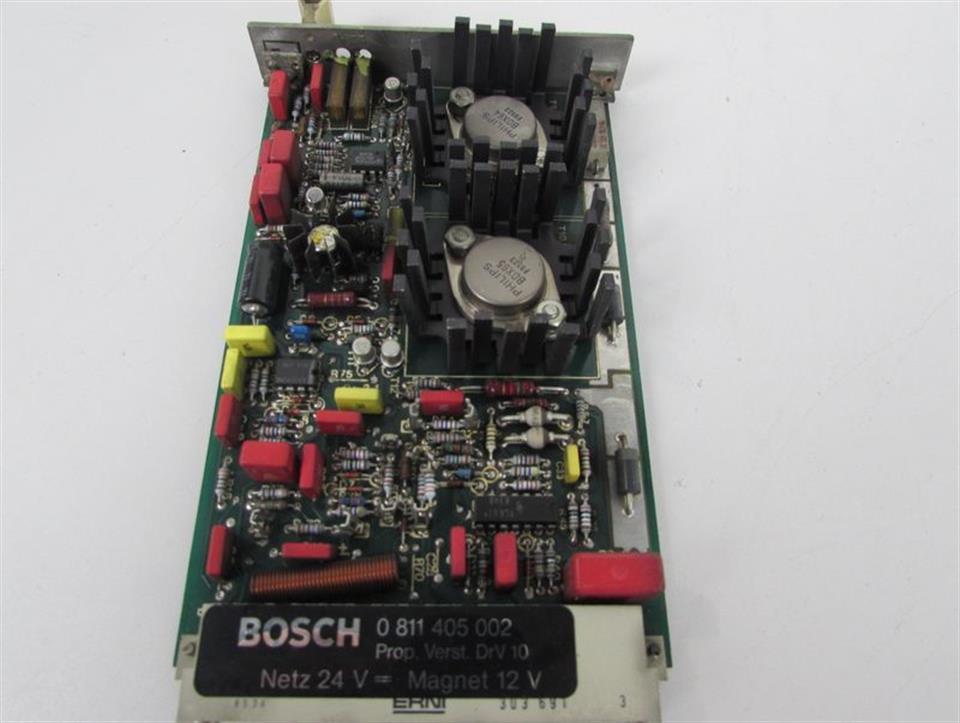 Bosch 0 811 405 002  Module 0811405002 Prop.Verst.DrV 10 Netz 24V Magnet 12V