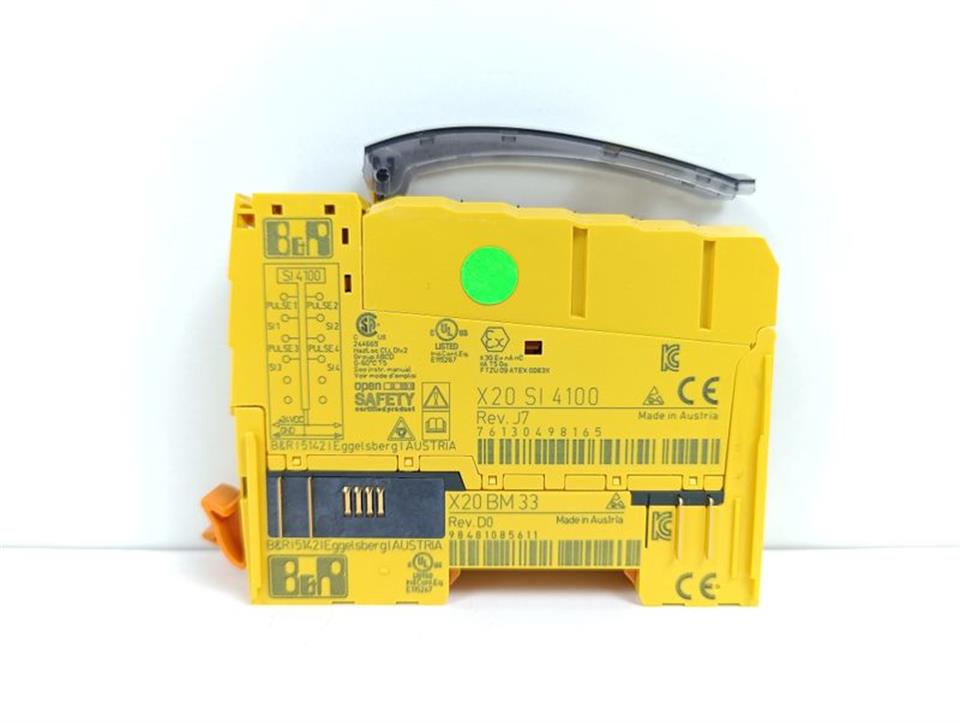 B&R Powerlink X20 SI 4100 Rev.J7 + X20 BM 33 Rev.D0 NEUWERTIG
