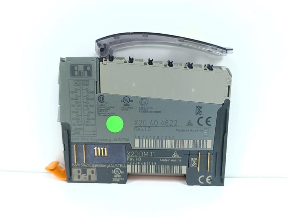 B&R X20 A0 4622 Rev.L0 X20 AO 4622 + X20 BM 11 Rev.H0 NEUWERTIG