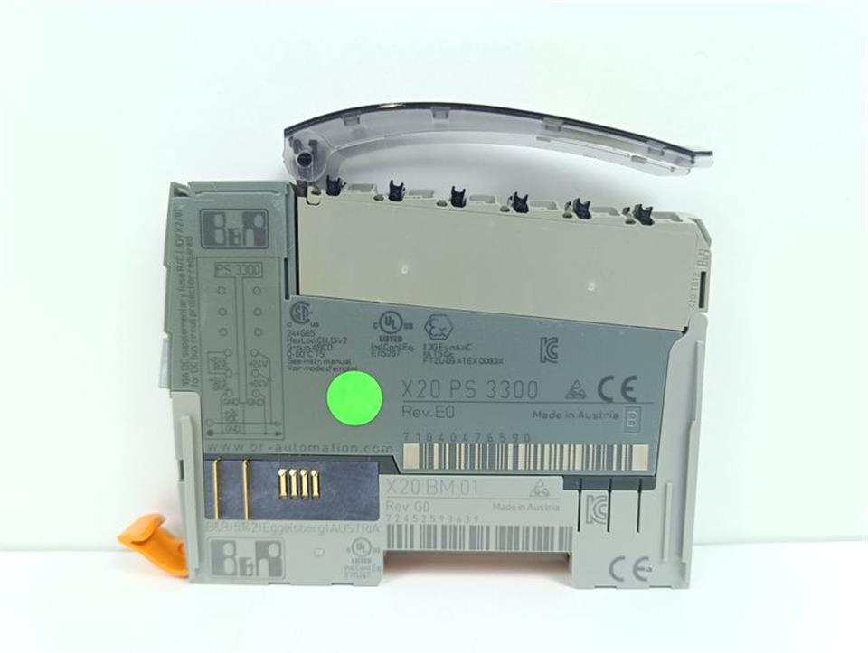 B&R X20 PS 3300 Rev.E0 Einspeisemodul + X20 BM 01 Rev.G0 NEUWERTIG