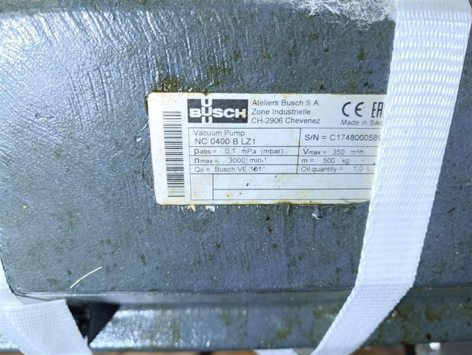 BUSCH COBRA NC 0400 B LZ1 Vakuumpumpe Vacuum pump Baujahr 2017 TOP