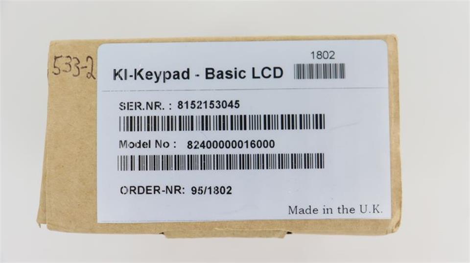 Control Techniques KI-Keypad Basic LCD 1802 82400000016000 UNUSED & OVP