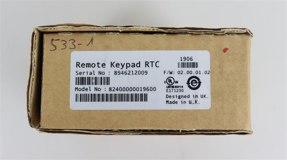 Control Techniques Remote Keypad RTC  UNUSED & OVP
