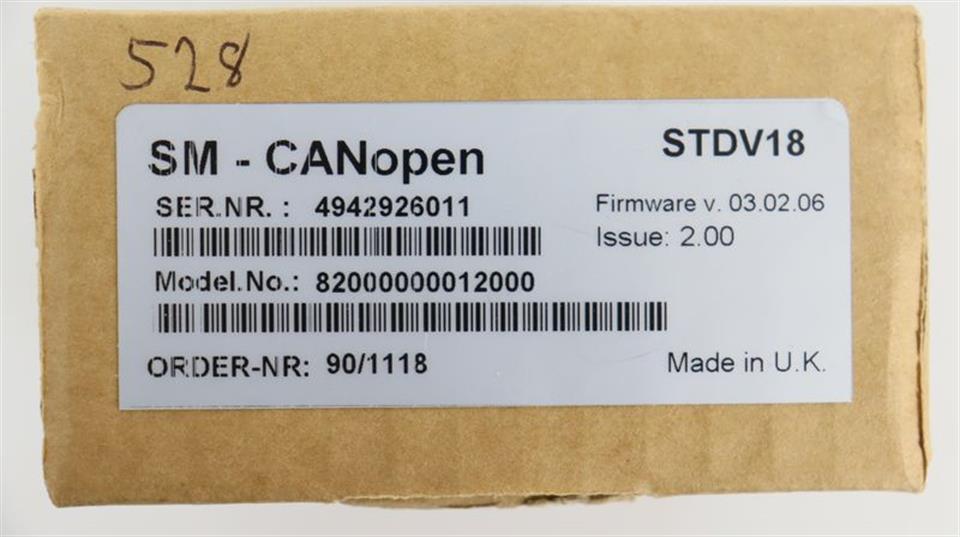 Control Techniques SM-CANopen 82000000012000 UNUSED & OVP