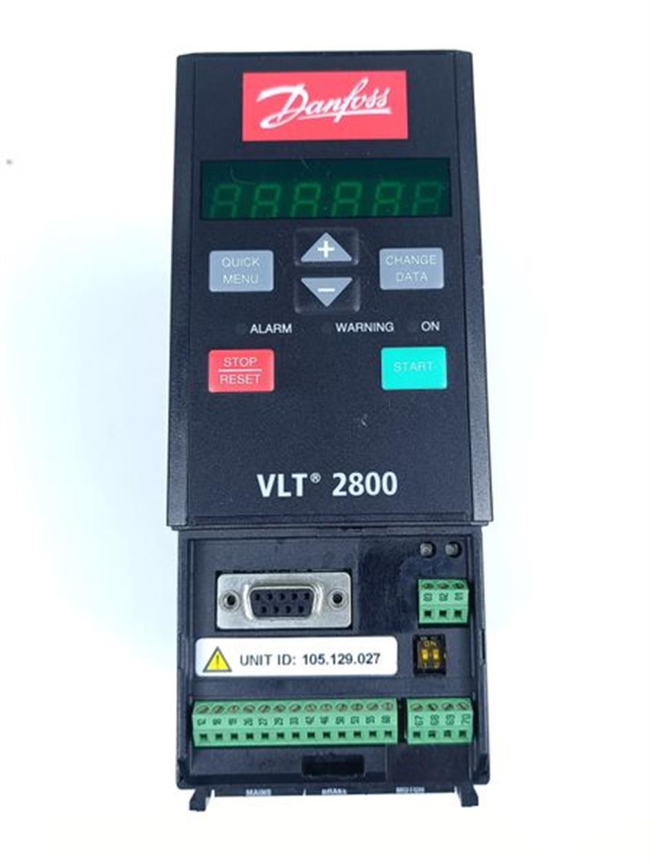 Danfoss VLT 2800 VLT2803PS2B20STR1DBF10A00C0 P/N: 195N0007 TESTED & TOP ZUSTAND