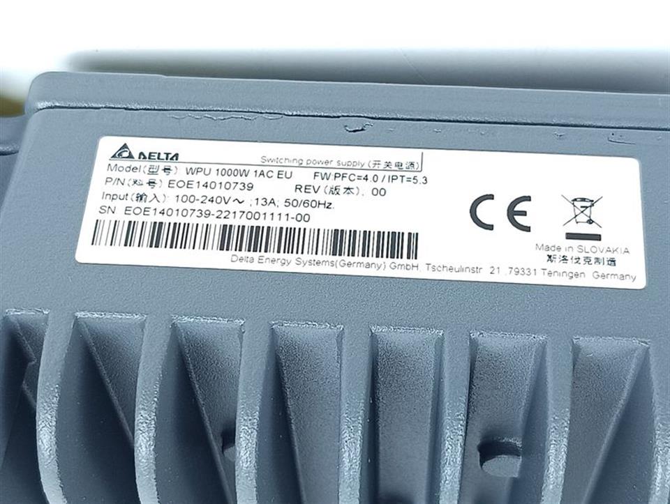 DELTA WIRELESS CHARGER SYSTEM 1000 PRI Switching Power Supply EOE14010739 OVP