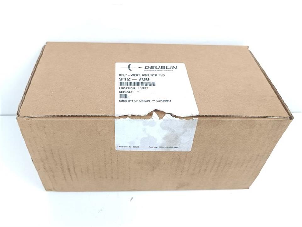 DEUBLIN Drehdurchführung 912-700 268378 / G1005 UNUSED & OVP