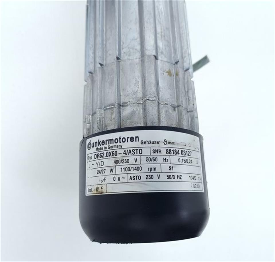 Dunkermotoren DR62.0X60-4/ASTO Motor 1100/1400 rpm TOP ZUSTAND