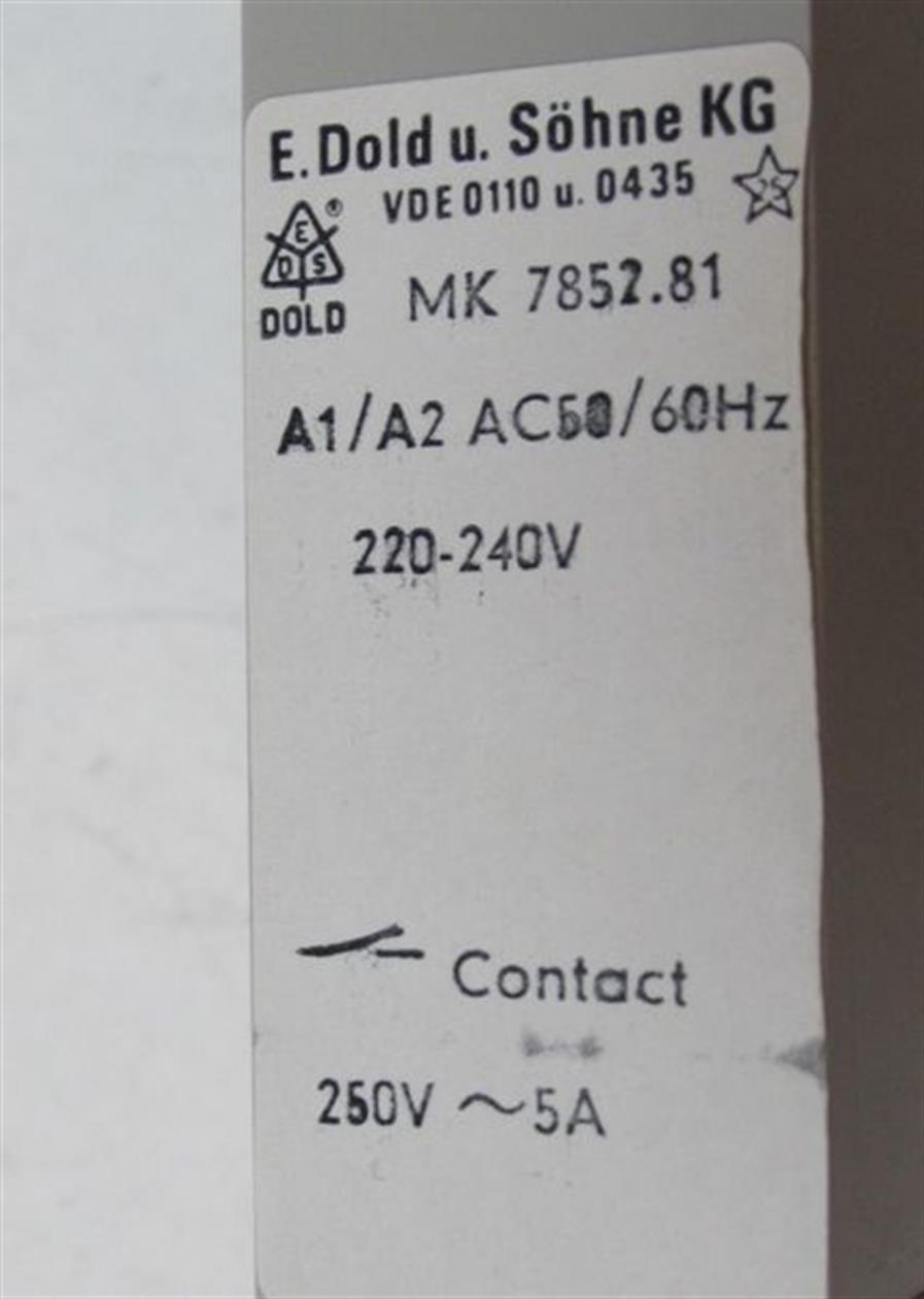 E.Dold & Söhne MK 7852.81 MK7852.81 230V 5A TOP ZUSTAND