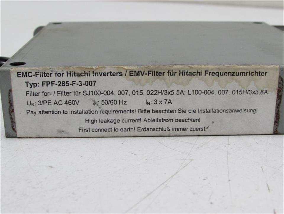 EMC-Filter FPF-285-F-3-007 für Hitachi Frequenzumrichter