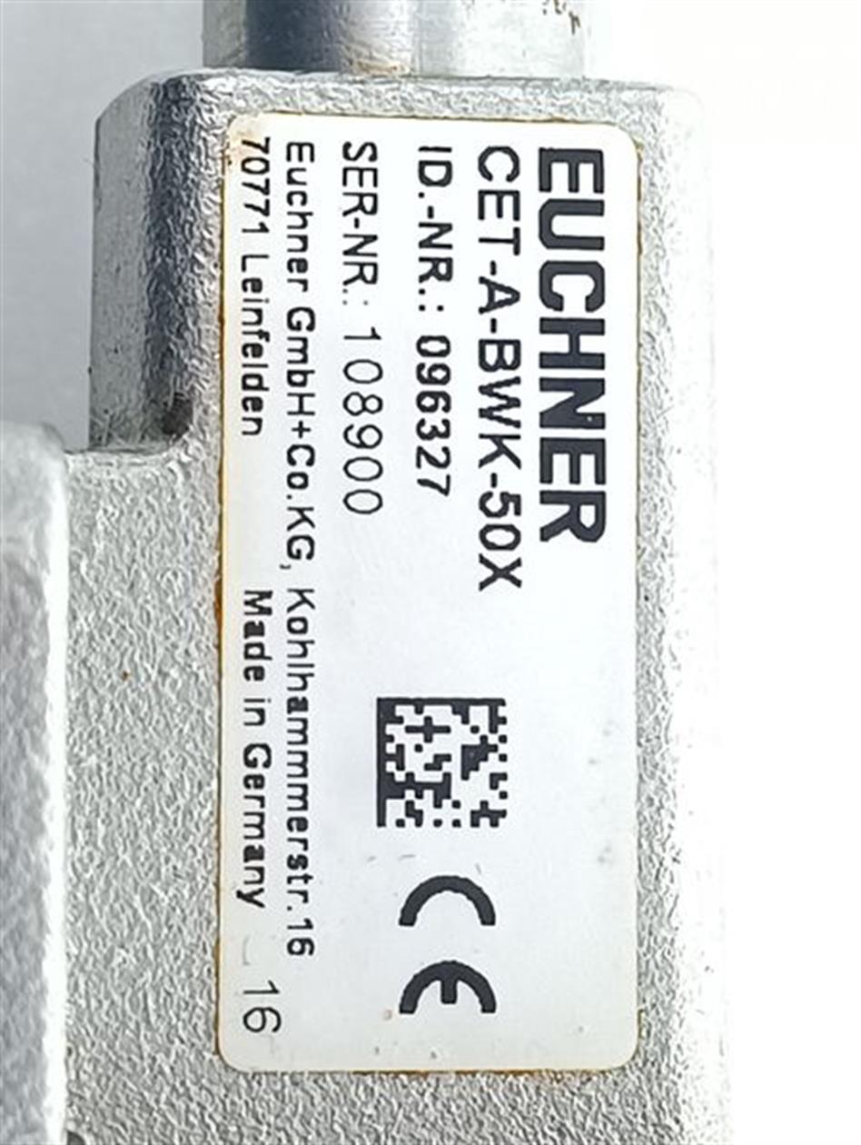 EUCHNER CET-A-BWK-50X Actuator Pneumatic Safety Switch ID-Nr. 096327