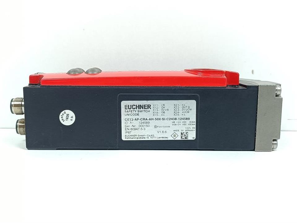 EUCHNER CET3-AP-CRA-AH-50X-SI-C2438-124589 Sicherheitsschalter ID.Nr. 124589