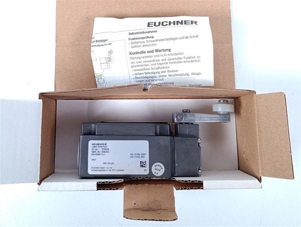 EUCHNER NG1HB-510-M Limit Switch UNUSED & OVP