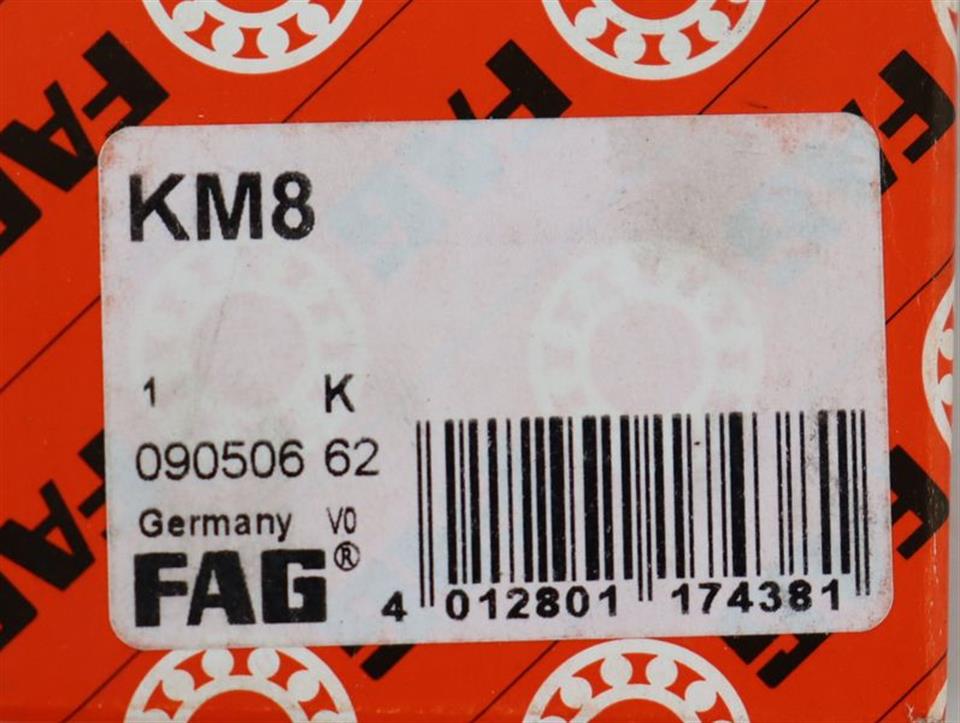 FAG KM8 Schlossmutter Nutmutter 0980506 62 UNUSED & OVP