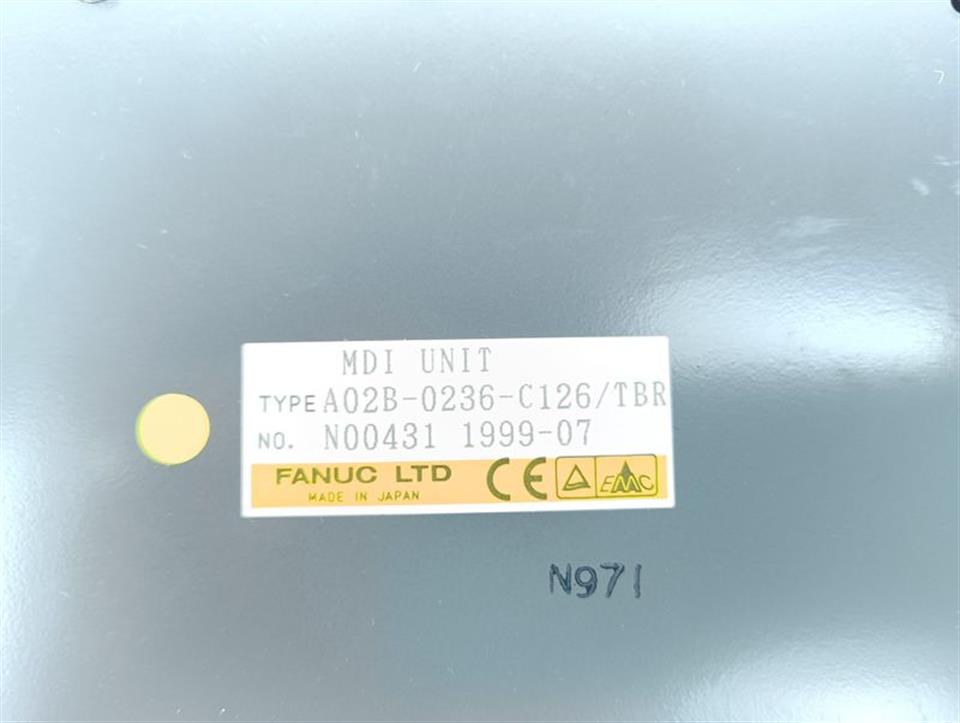 Fanuc A02B-0236-C126/TBR MDI UNIT Tastenfeld TOP ZUSTAND