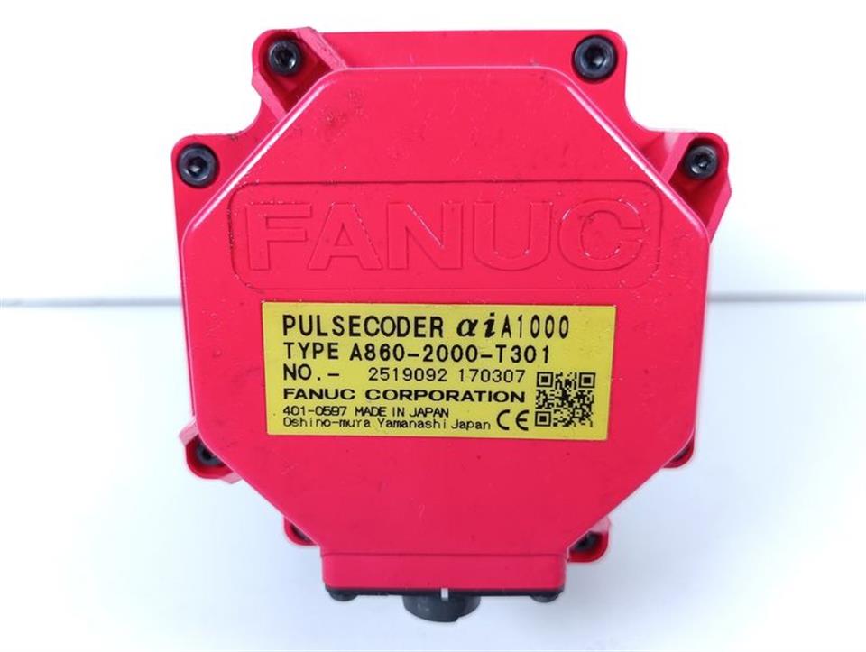 Fanuc A06B-0213-B100 + Pulsecoder A860-2000-T301 + HFUC-20-50-2UH-SP NEUWERTIG