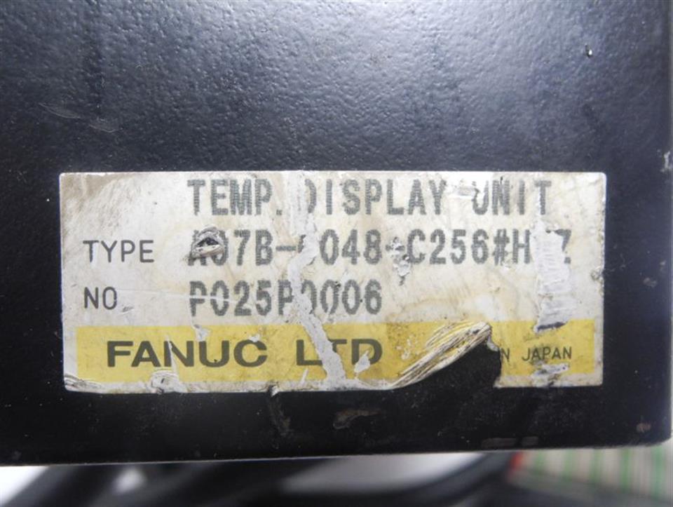 Fanuc A65L-0001-0632 + A07B-0048-C256 TEMP. DISPLAY UNIT