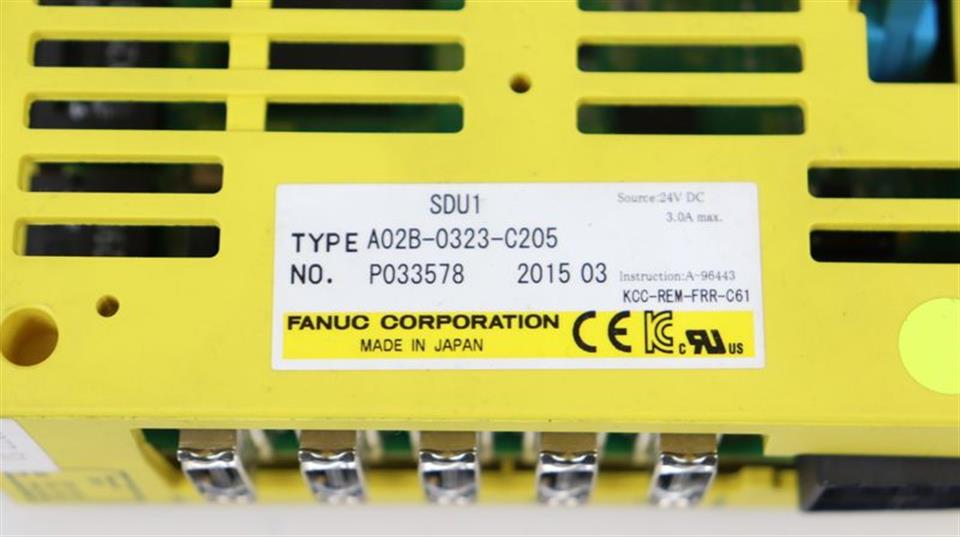 Fanuc SDU1 A02B-0323-C205 Interface Modul TOP ZUSTAND