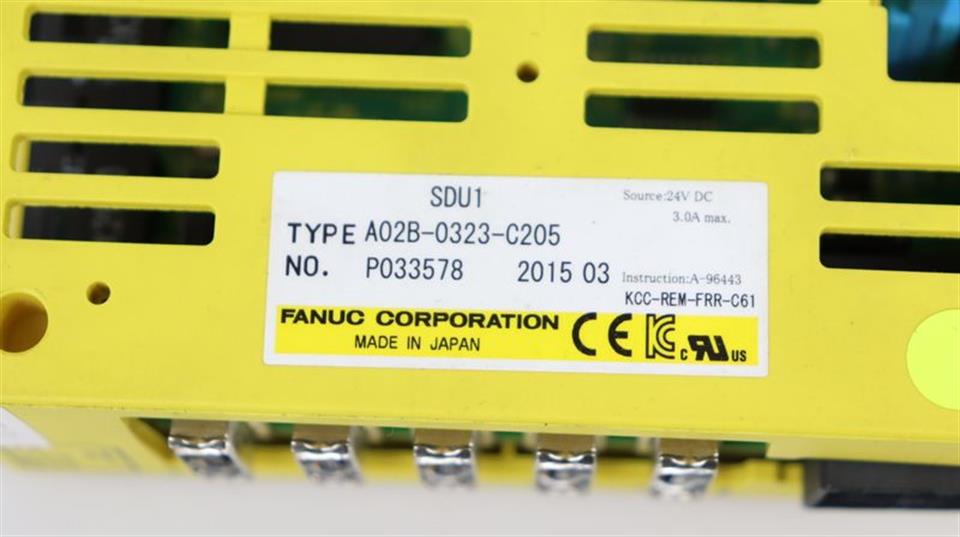 Fanuc SDU1 A02B-0323-C205 Interface Modul TOP ZUSTAND