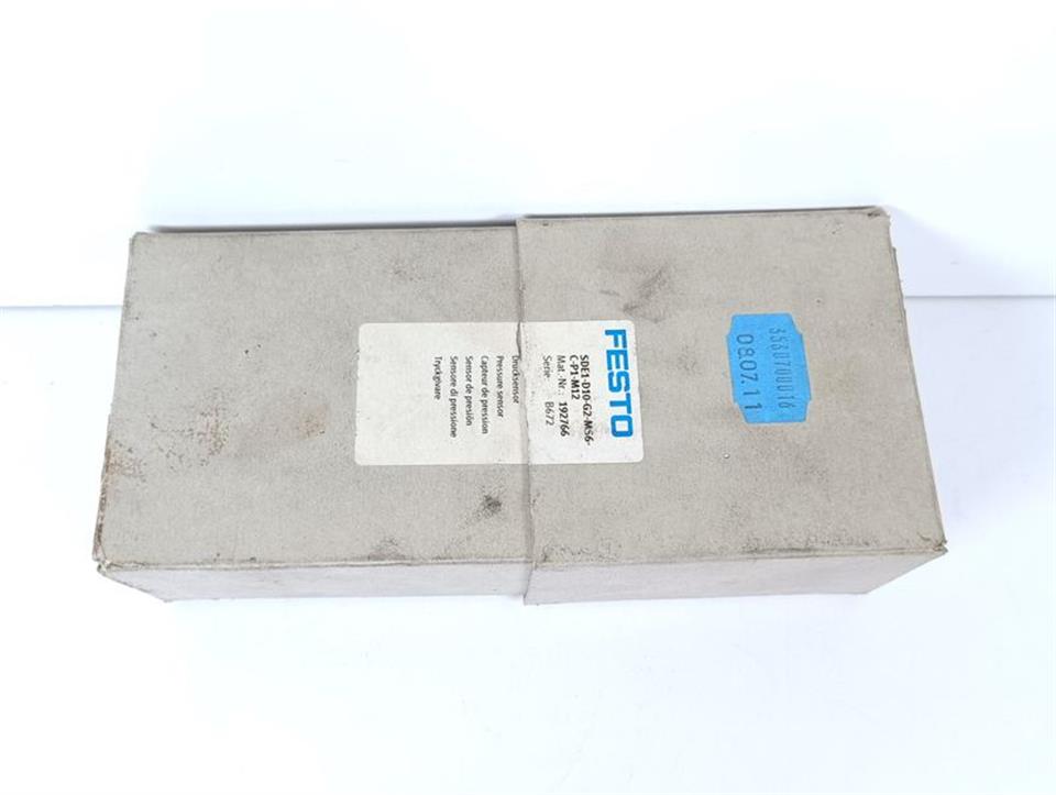 Festo Drucksensor SDE1-D10-G2-MS6-C-P1-M12 192766 UNUSED & OVP