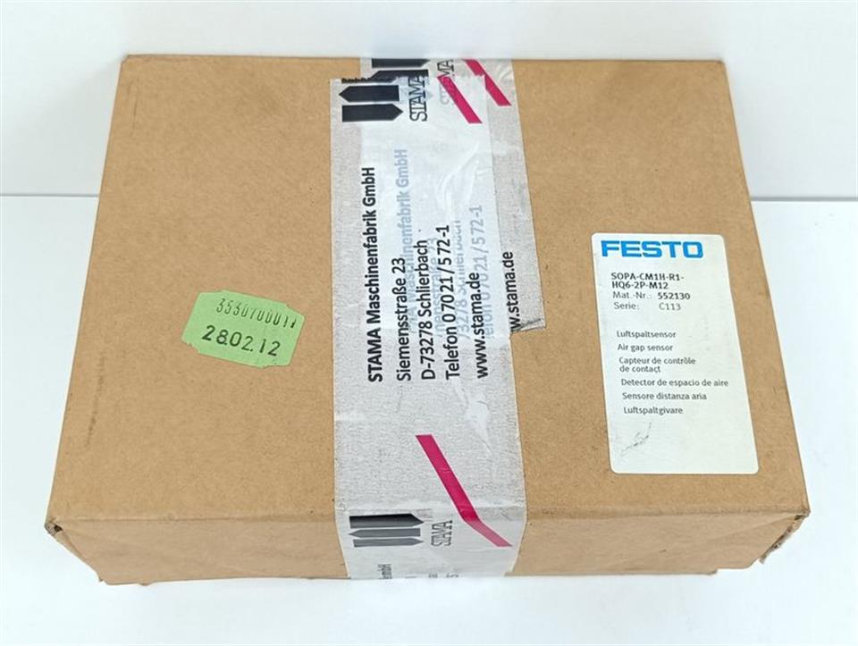Festo Luftspaltsensor SOPA-CM1H-R1-HQ6-2P-M12 552130 UNUSED & OVP