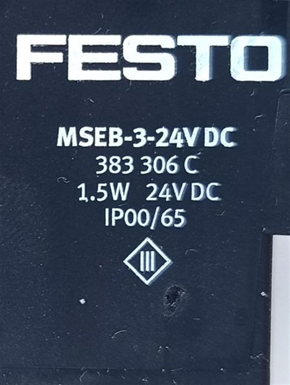 Festo Magnetventil CPV18-M1H-5LS-1/4 + MSEB-3-24V DC 163190 UNUSED & OVP